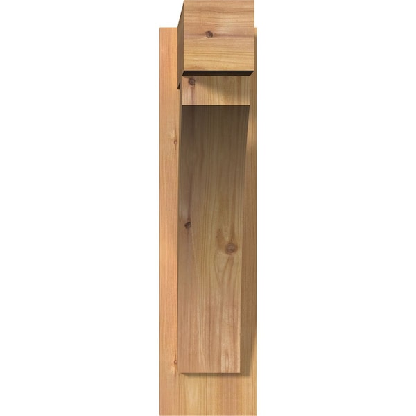 Thorton Block Smooth Outlooker, Western Red Cedar, 5 1/2W X 18D X 22H